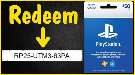 Is PlayStation gift card redeemable?