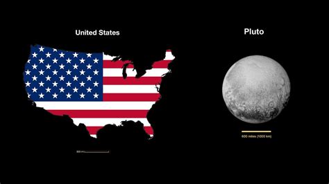 Is Pluto as big as America?