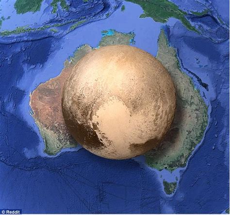 Is Pluto really as big as Australia?