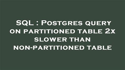 Is Postgres slower than Oracle?