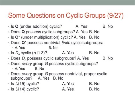 Is Q +) a cyclic group?