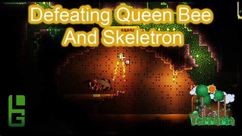 Is Queen Bee harder than skeletron?