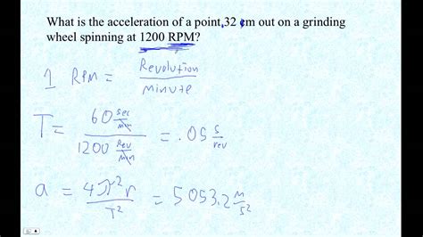 Is RPM related to acceleration?