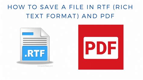 Is RTF a TXT file?