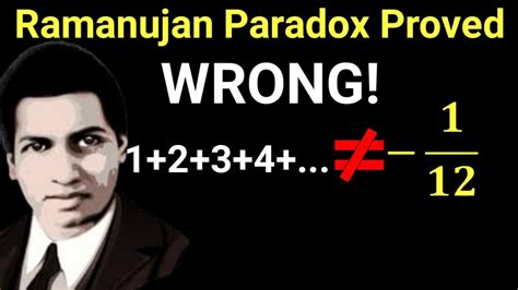 Is Ramanujan paradox true?