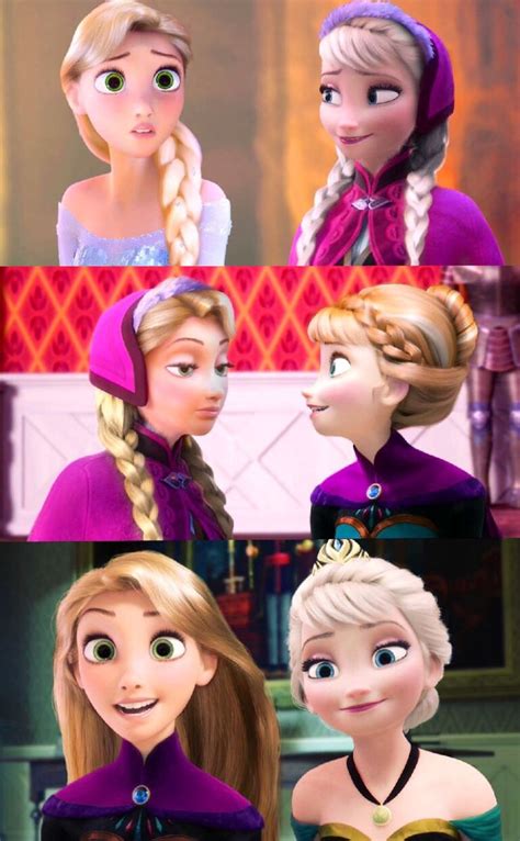 Is Rapunzel Elsa's sister?