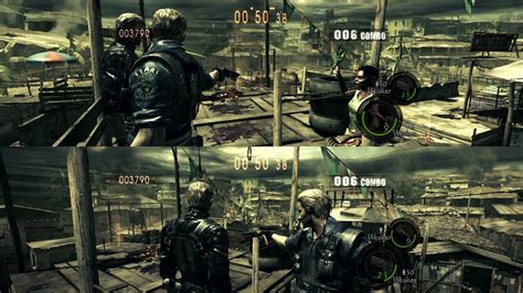 Is Resident Evil 5 split-screen campaign?