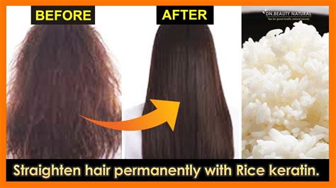 Is Rice good for straightening hair?