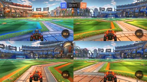 Is Rocket League split-screen 4 player?