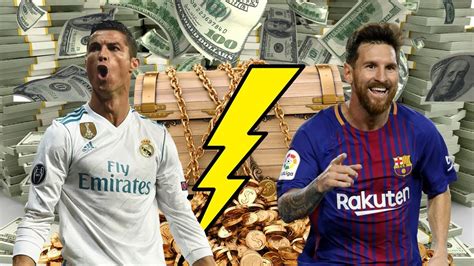 Is Ronaldo rich than Messi?