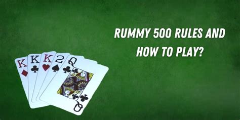 Is Rummy and Rummy 500 the same?