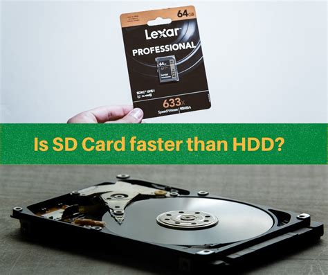 Is SD card faster than internal storage?