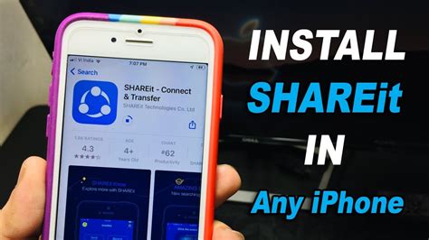 Is SHAREit available for iPhone?