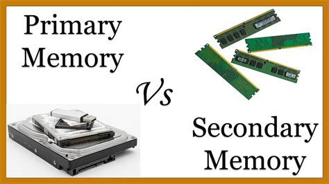 Is SSD primary or secondary memory?