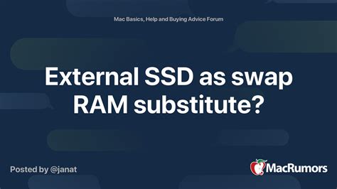 Is SSD substitute for RAM?
