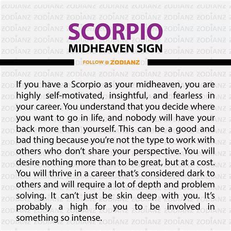 Is Scorpio Midheaven?