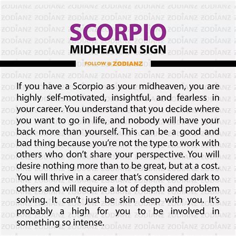Is Scorpio Midheaven good?