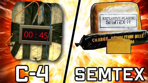 Is Semtex the same as C-4?