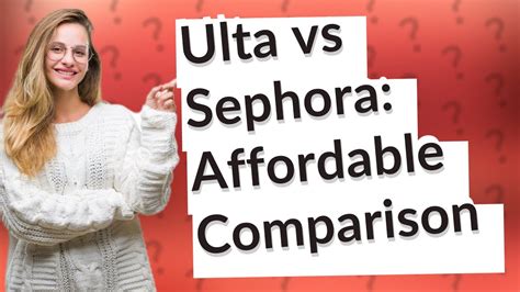 Is Sephora cheaper than ultra?