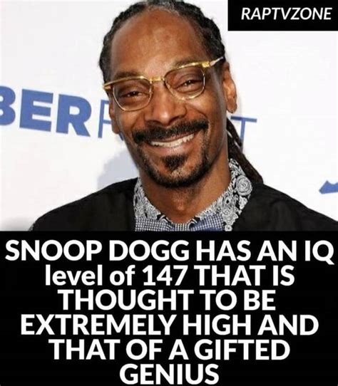 Is Snoop Dogg's IQ really 147?