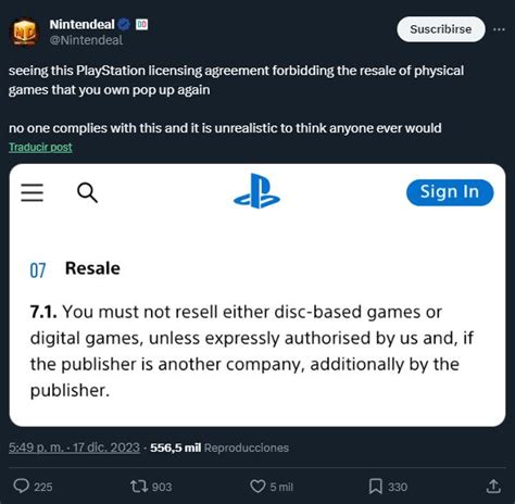 Is Sony banning resale of physical games?