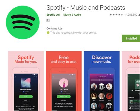 Is Spotify a Google Play app?