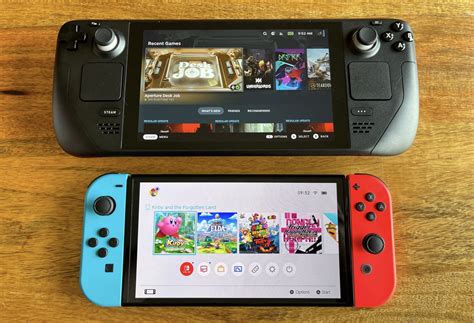 Is Steam Deck screen same size as switch OLED?