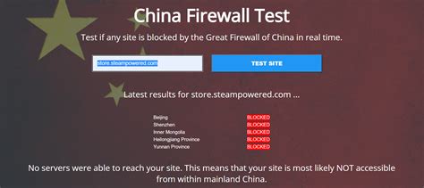 Is Steam banned from China?