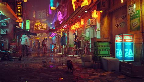 Is Stray part of cyberpunk?