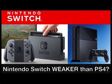 Is Switch stronger than PS4?