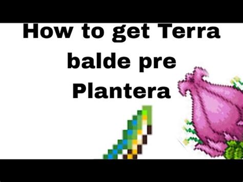 Is Terra Blade pre Plantera?