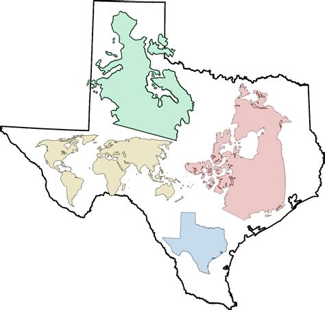 Is Texas larger than Africa?