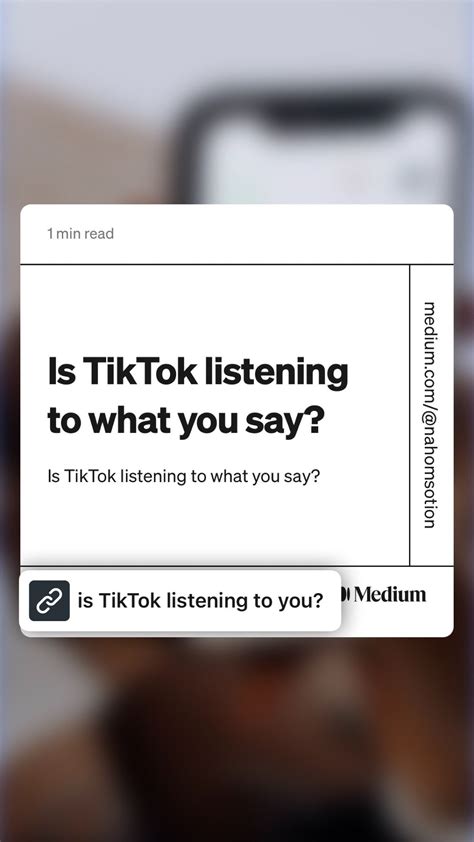 Is TikTok listening to me?