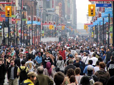 Is Toronto a crowded city?