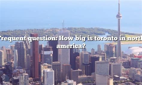 Is Toronto bigger than San Francisco?