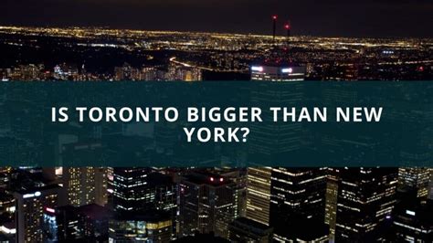 Is Toronto hotter than New York?