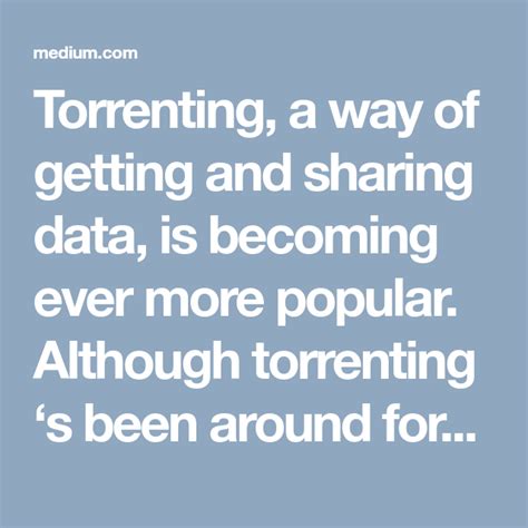 Is Torrenting becoming more popular?