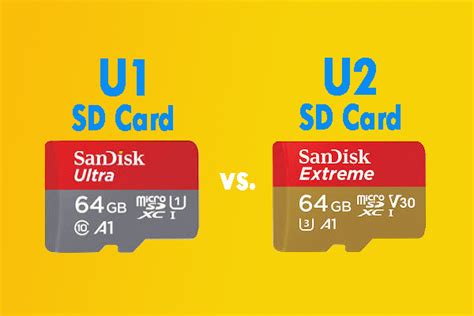 Is U3 SD card better than U1?