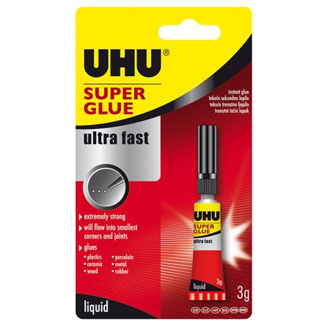 Is UHU Super Glue food safe?