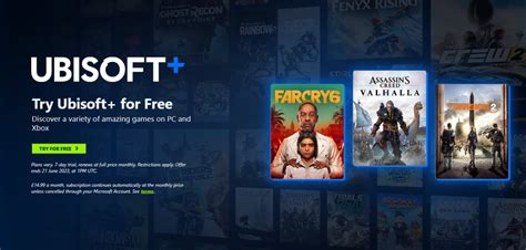 Is Ubisoft on Xbox free?