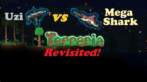 Is Uzi better than Megashark Terraria?