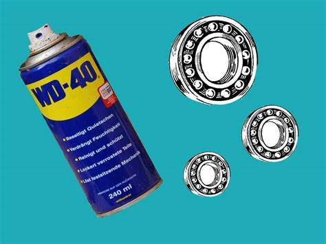 Is WD40 good for cleaning bearings?
