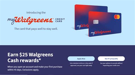 Is Walgreens a credit card?