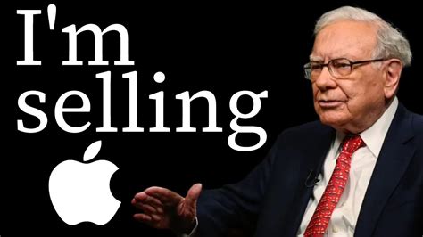 Is Warren Buffett selling Apple?