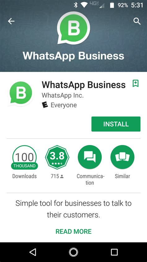 Is WhatsApp Business an official app?