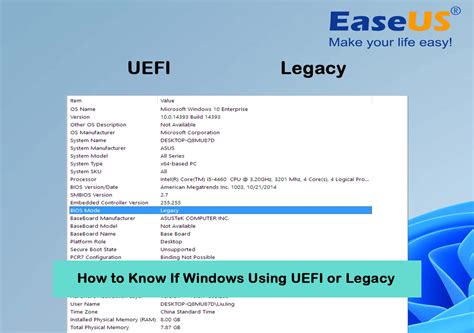 Is Windows 11 UEFI or Legacy?