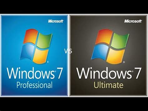 Is Windows 7 Pro and Ultimate same?