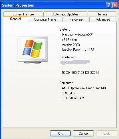 Is Windows XP 32 or 64-bit?