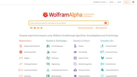 Is Wolfram Alpha a search engine or database?