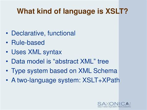 Is XSLT a declarative language?